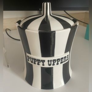 Jonathan Adler “Puppy Uppers” Dog Treat Jar